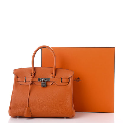 Hermes Togo Birkin 30 Orange 37 of 37