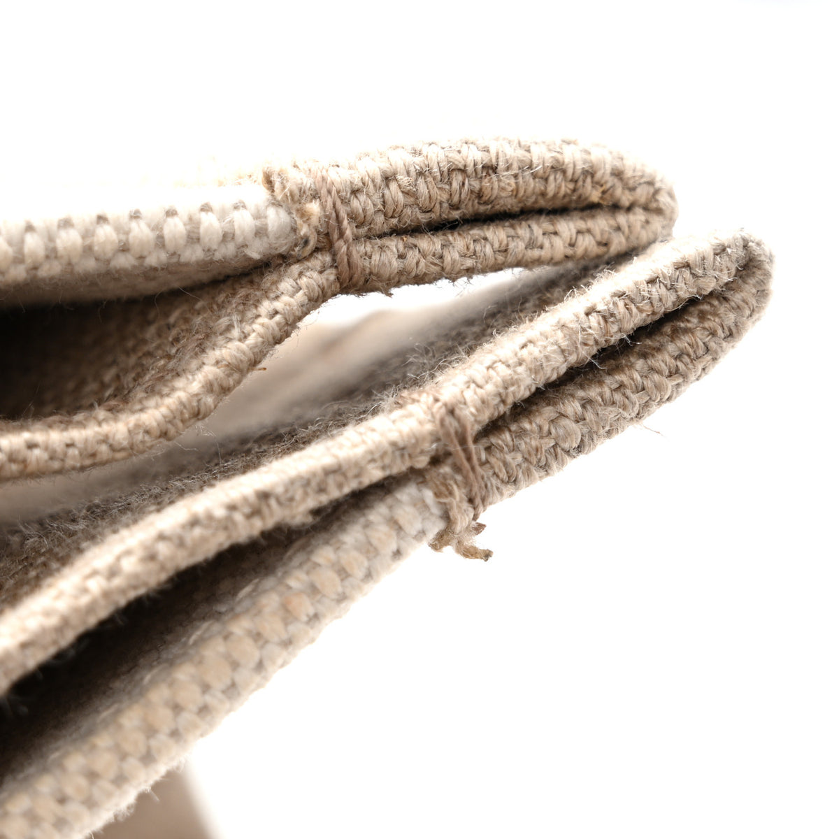 Linen Calfskin Rive Gauche Tote Optic White