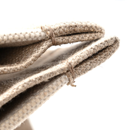 Saint Laurent Linen Calfskin Rive Gauche Tote Optic White 14 of 16