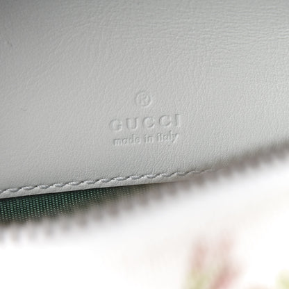 Gucci Canvas Flora Floral Trapuntata Mini Zumi Dome Shoulder Bag White 5 of 9