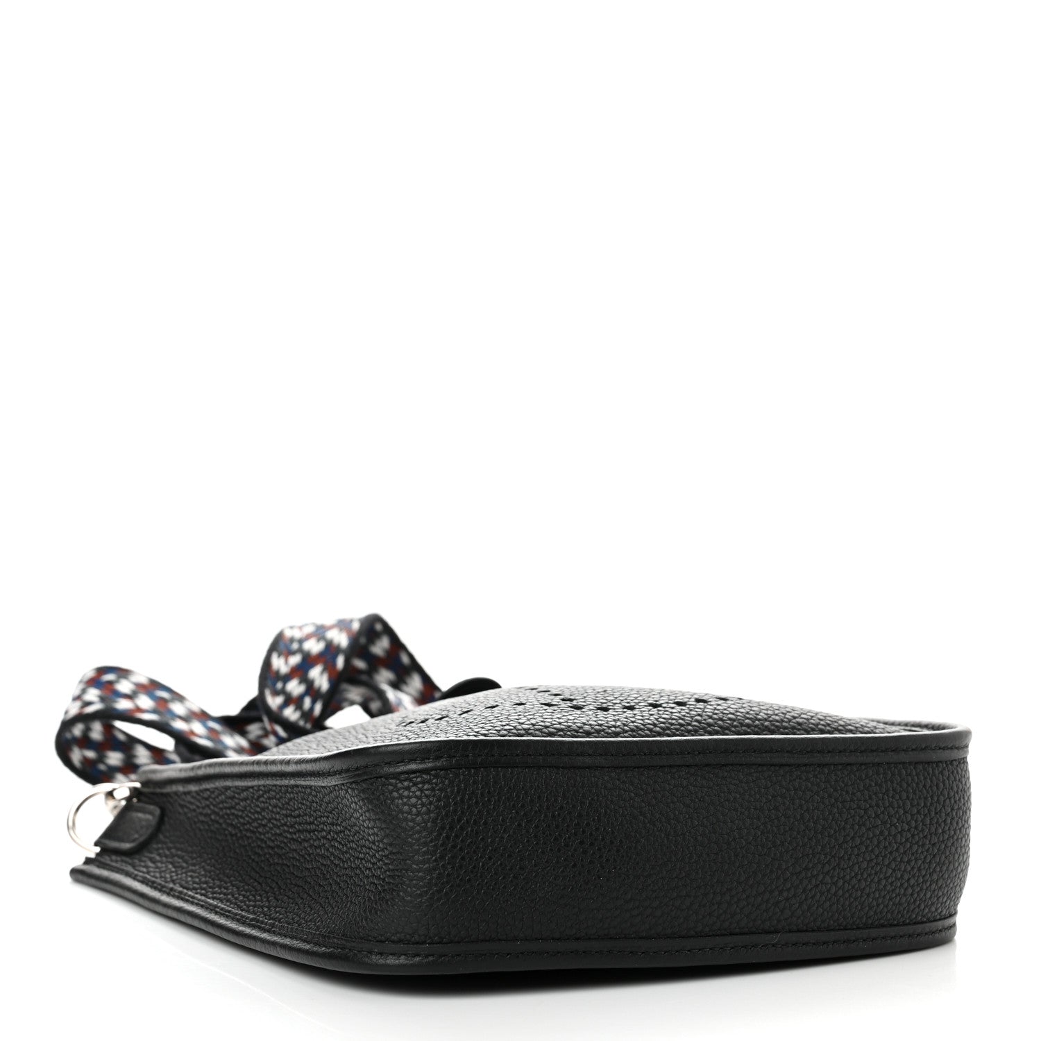 Hermes Taurillon Maurice Zigzag Evelyne TPM Black Bleu Zellige Indigo 4 of 10