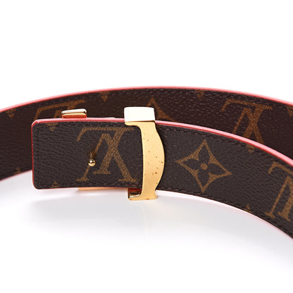 Louis Vuitton Monogram 30mm LV Initiales Reversible Belt 90 36 Coquelicot 5 of 6