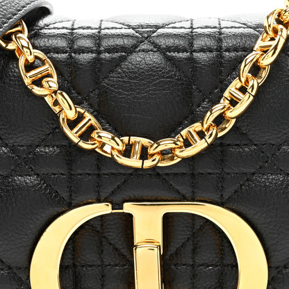 Christian Dior Calfskin Cannage Small Caro Bag Black 8 of 11