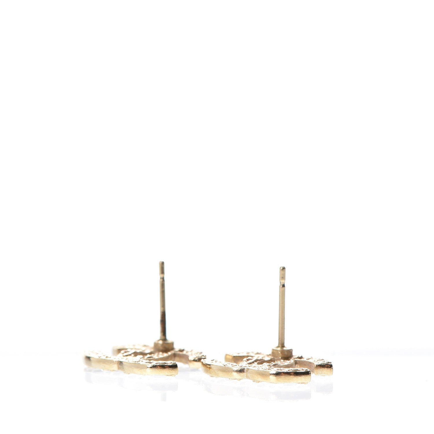 Chanel Chain CC Earrings Gold 5 of 5