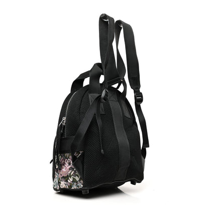 Miu Miu Nylon Tapestry Embellished Patches Backpack Multicolor 3 of 11