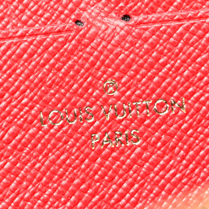 Louis Vuitton Damier Ebene Clemence Wallet Cherry 6 of 9