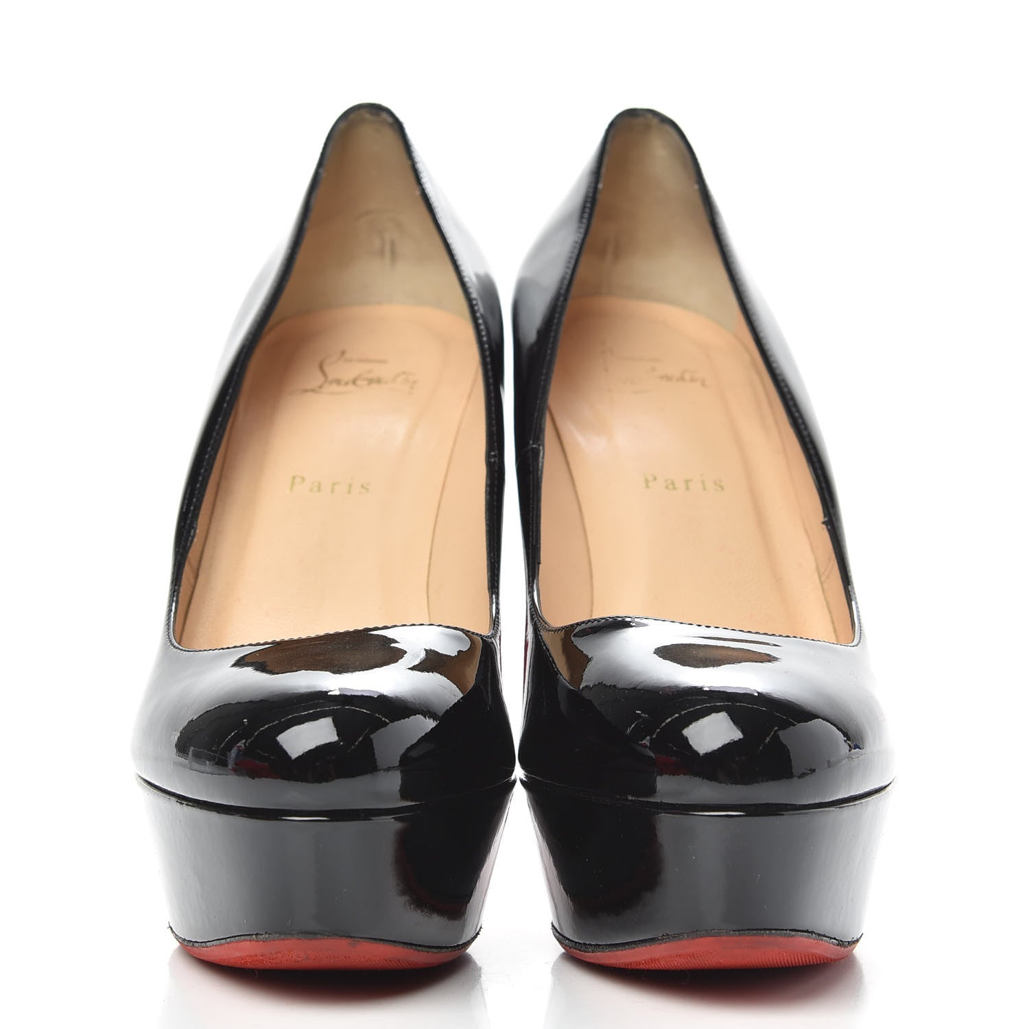 Christian Louboutin Patent Bianca 120 Pumps 41 Black 3 of 8