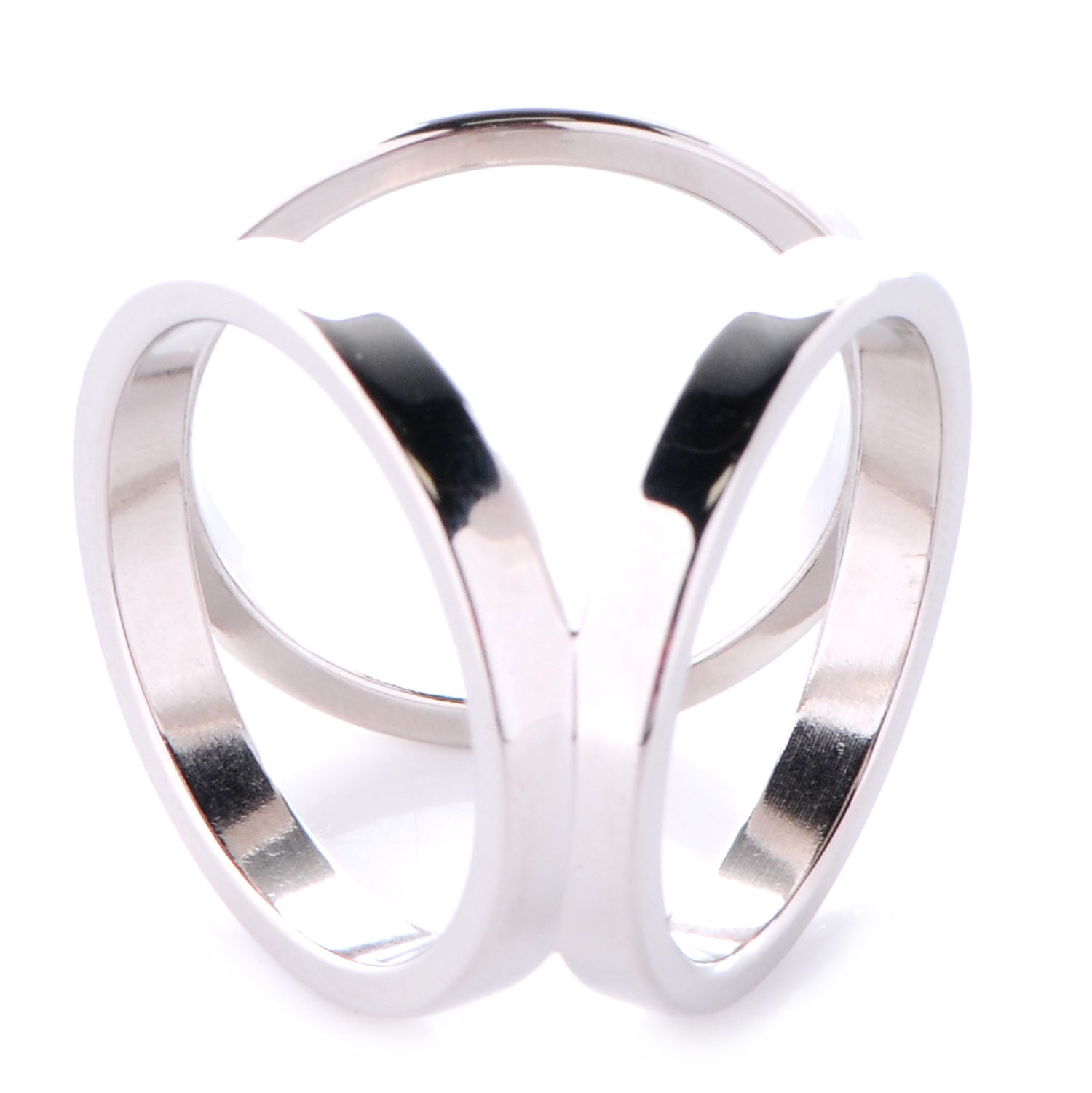 Hermes Palladium Trio Scarf Ring 5 of 6