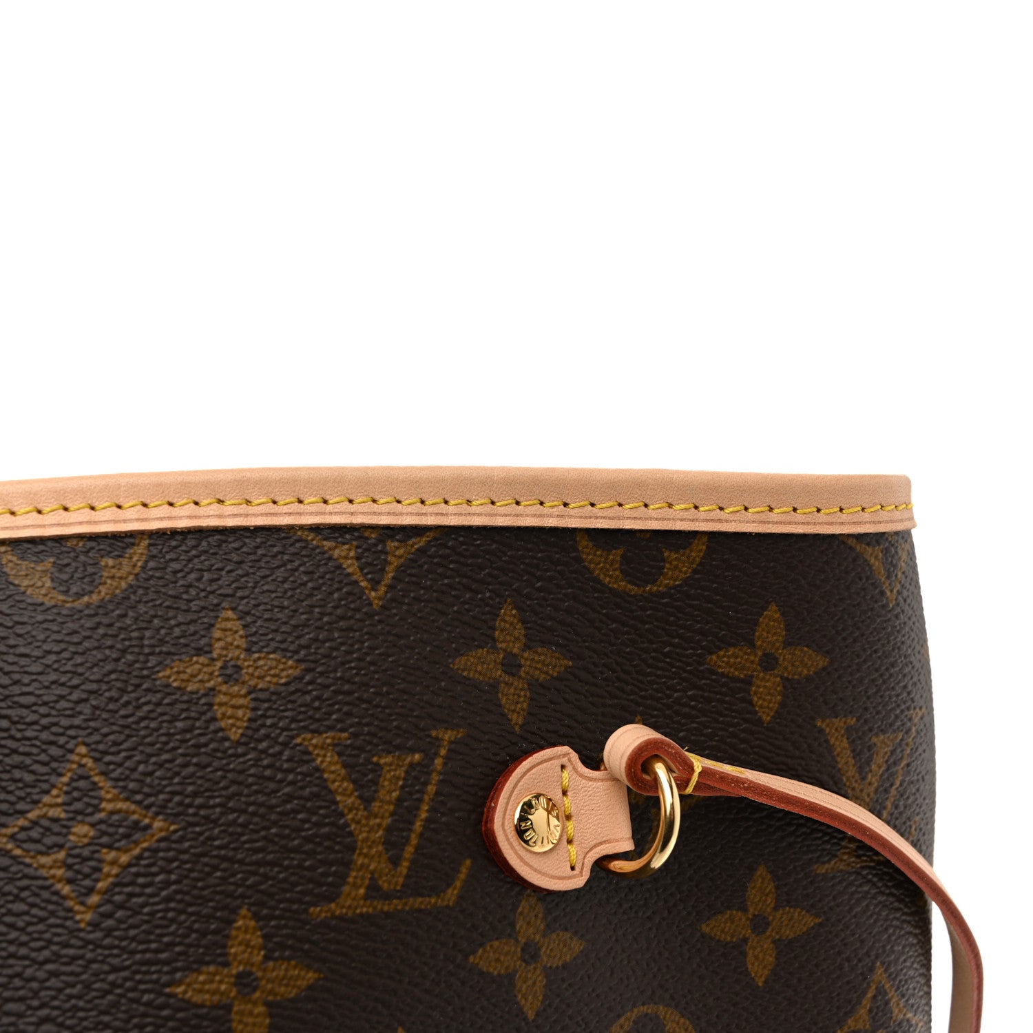 Louis Vuitton Monogram Stamped Inside Out Neverfull Bandouliere GM Beige 11 of 12