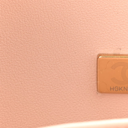 Chanel Caviar Quilted Medium Double Flap Light Beige 7 of 11