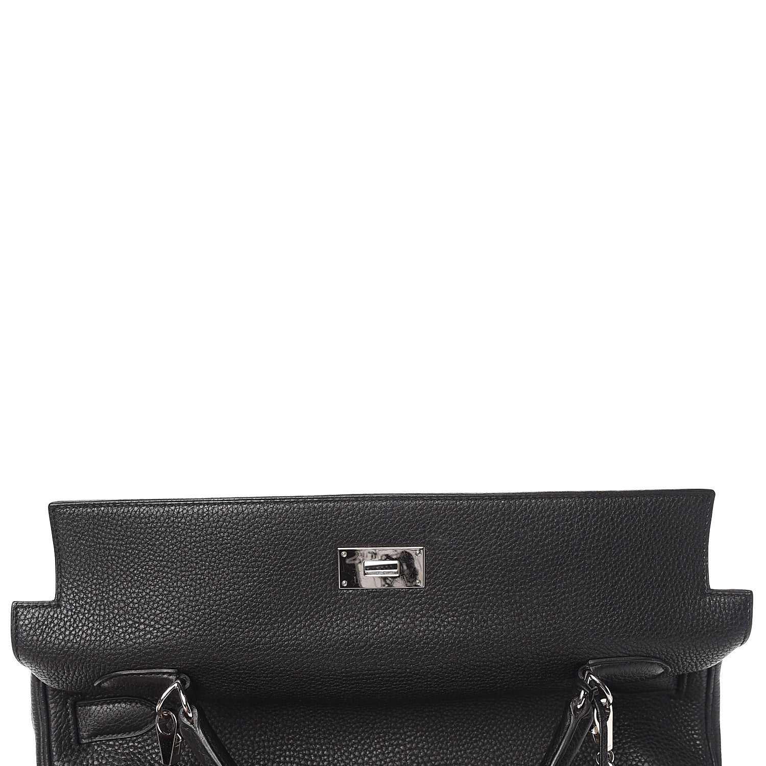 Hermes Taurillon Clemence Retourne Kelly 40 Black 28 of 34