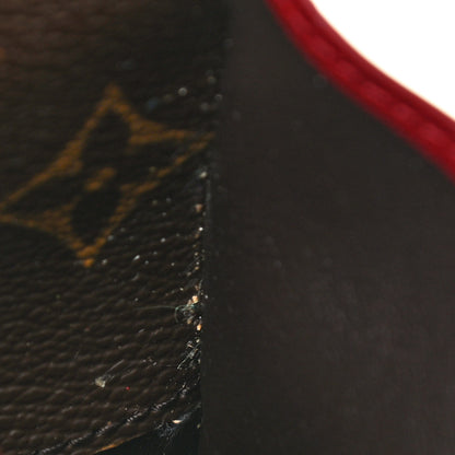 Louis Vuitton Monogram Emilie Wallet Red 8 of 11