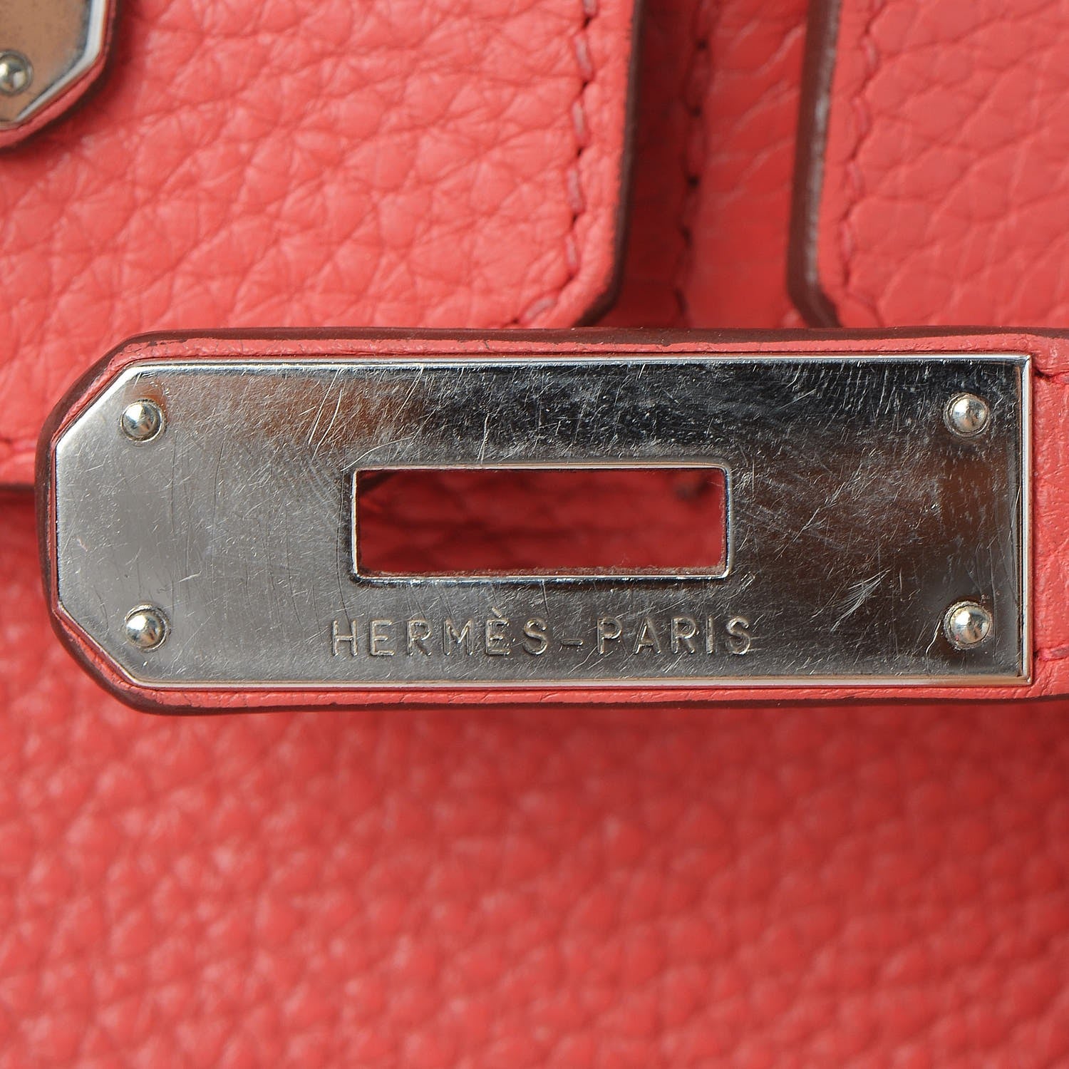 Hermes Taurillon Clemence Birkin 35 Bougainvillea 11 of 31