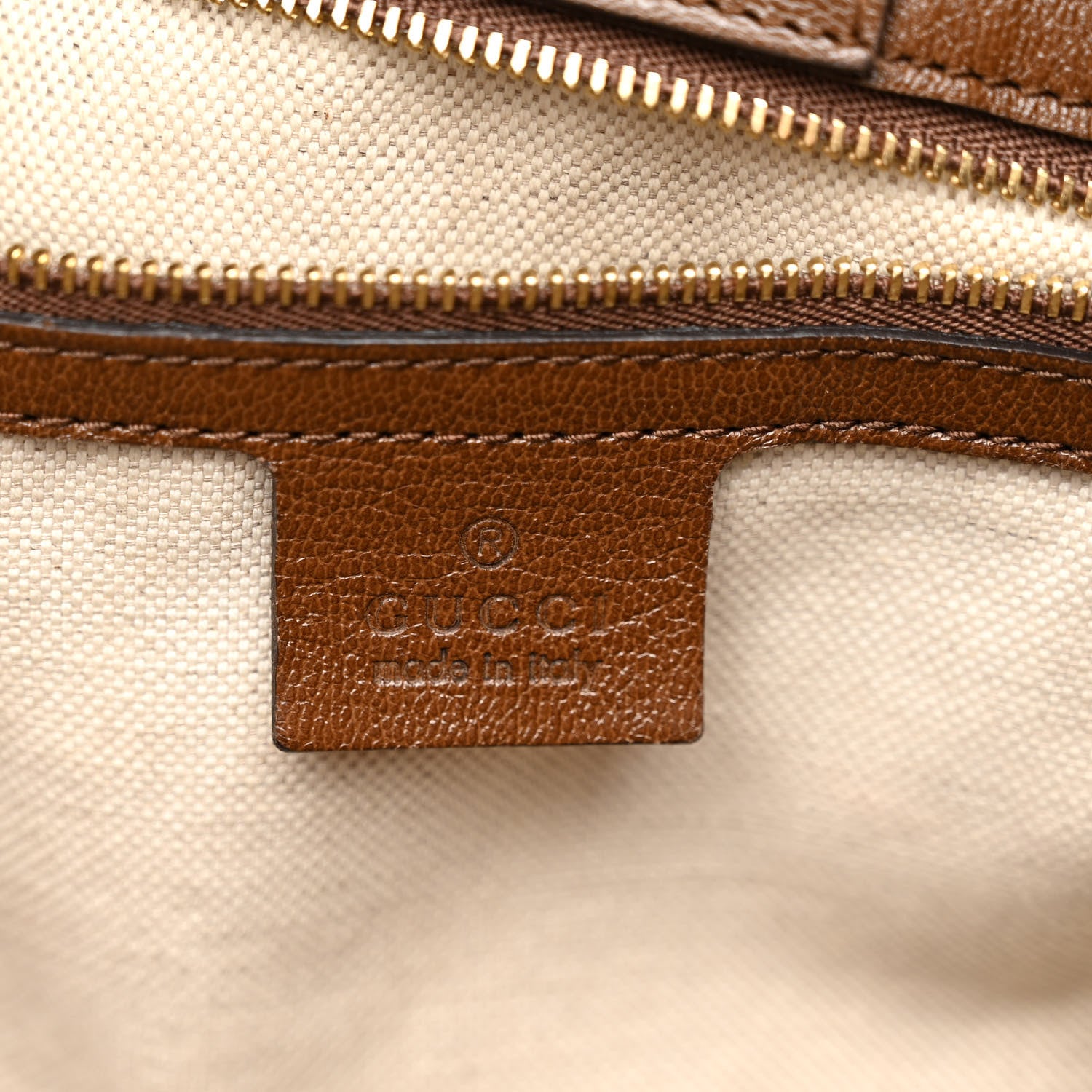 Gucci Monogram Horsebit 1955 Tote Bag Beige Brown Sugar 6 of 11