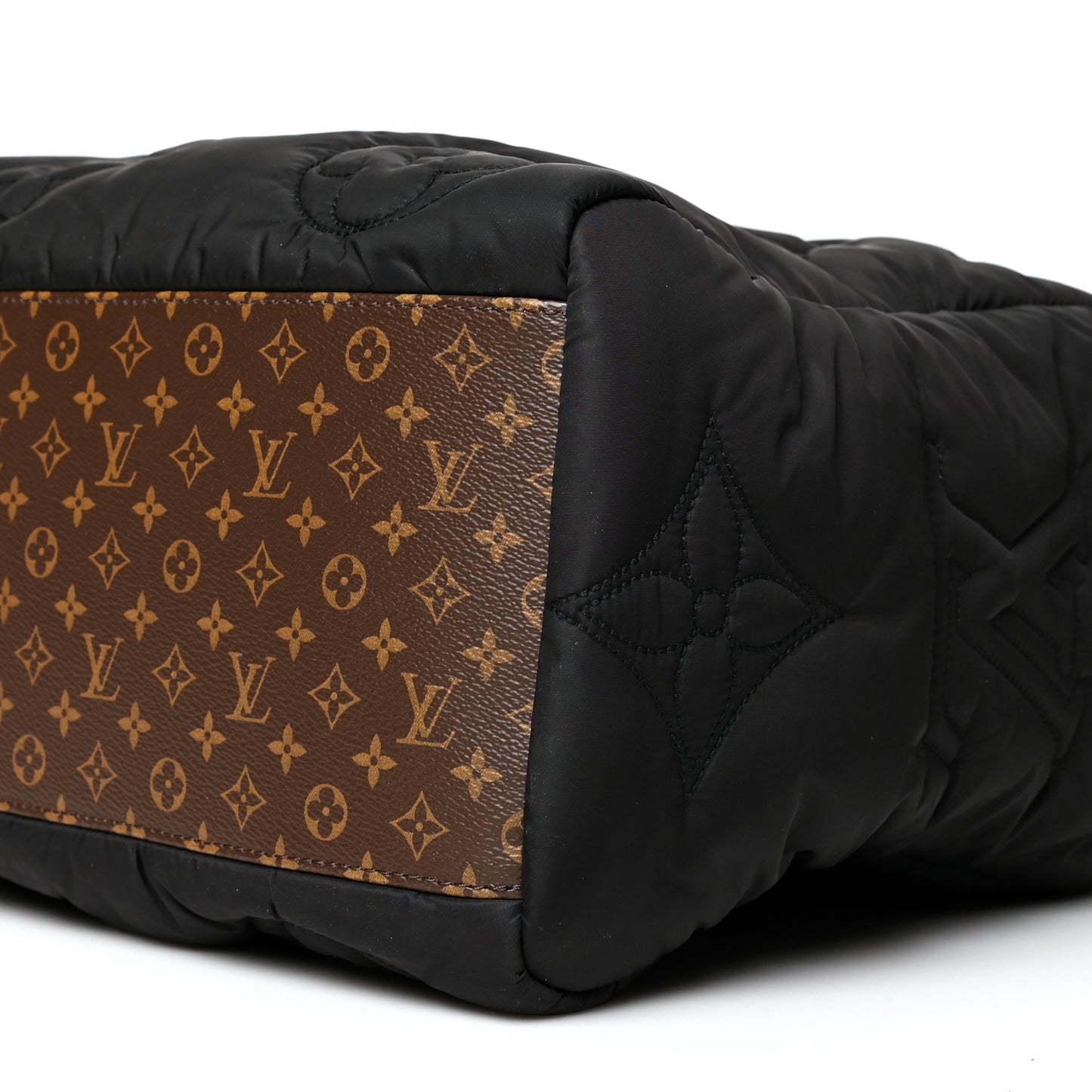 Econyl Monogram Pillow Giant Onthego GM Black