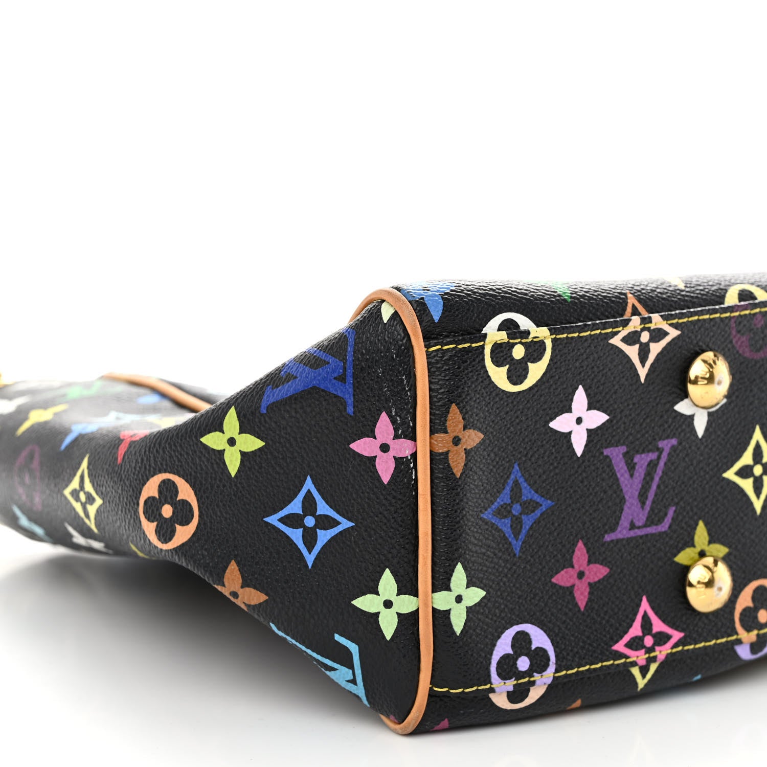 Louis Vuitton Monogram Multicolor Aurelia MM Black 8 of 9