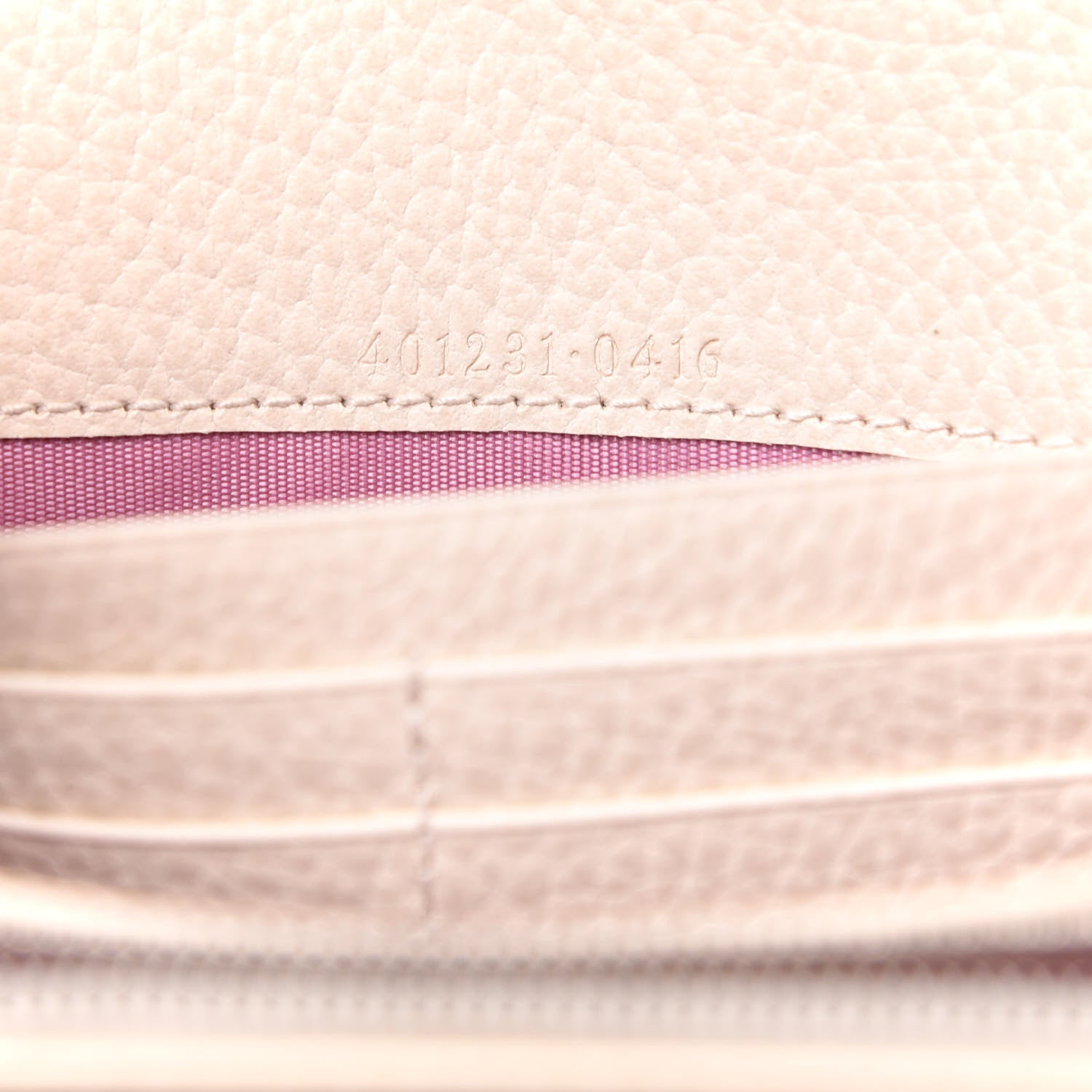 Gucci Dollar Calfskin Mini Dionysus Chain Wallet Mystic White 7 of 12