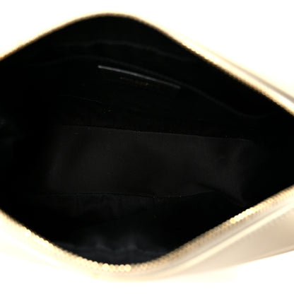 Saint Laurent Calfskin Matelasse Monogram Lou Camera Bag Crema Soft 5 of 10