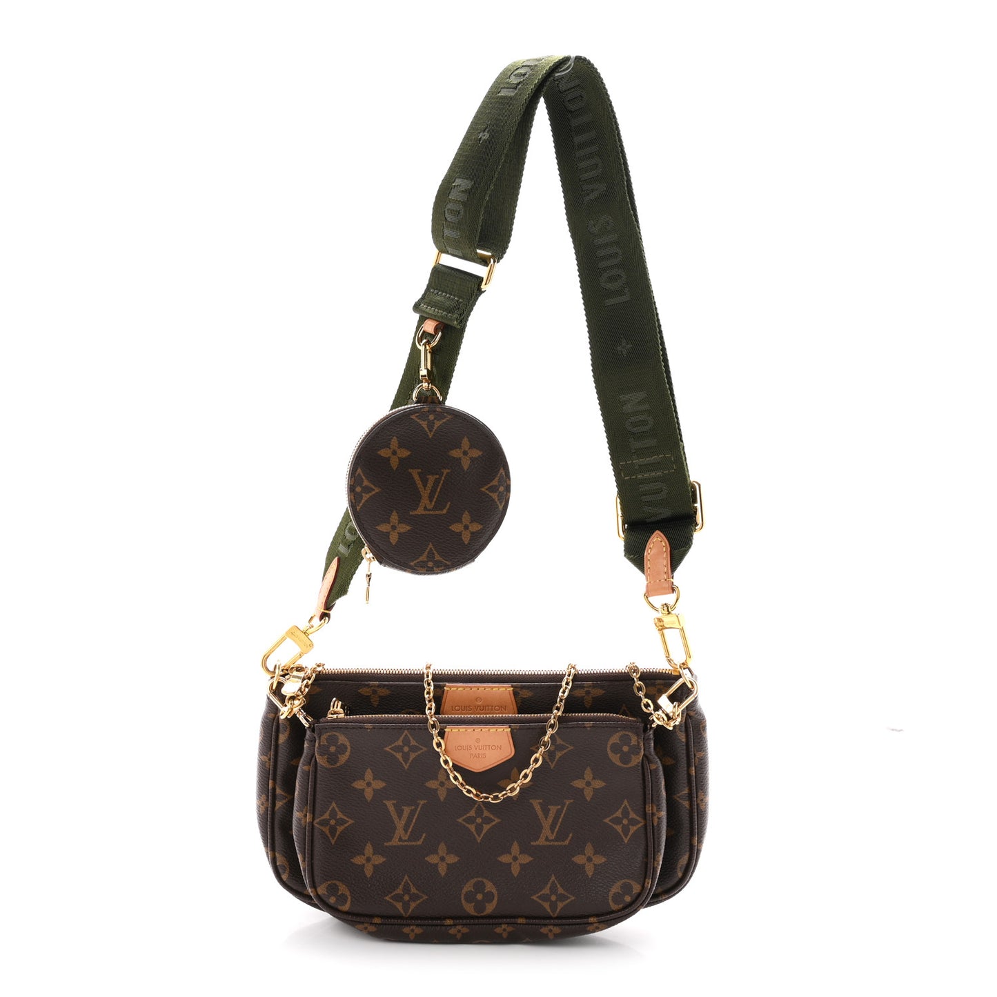 Monogram Multi Pochette Accessories Kaki
