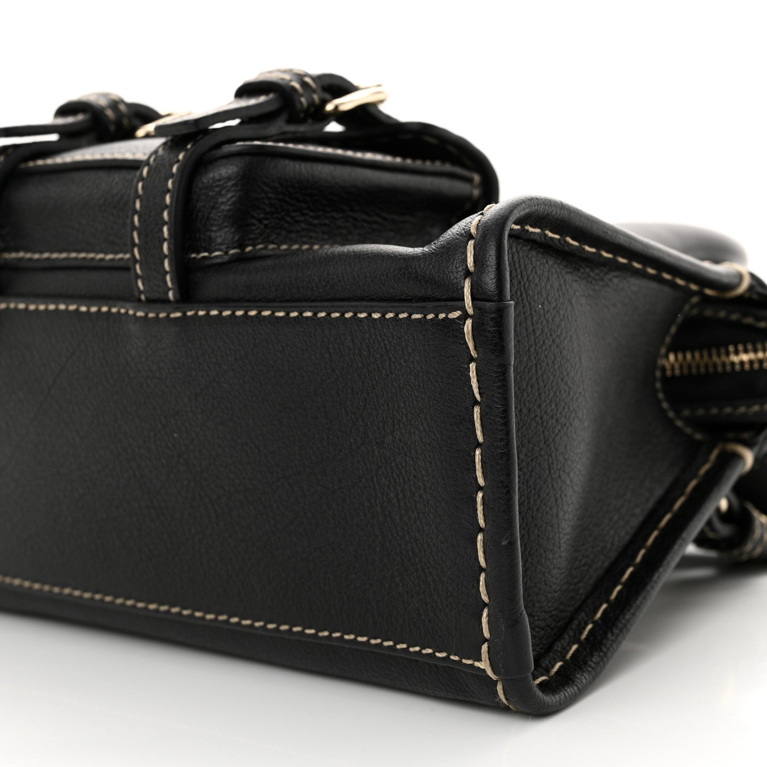 Chloe Buffalo Mini Edith Sepia Black 10 of 10