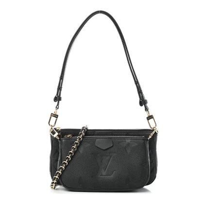 Louis Vuitton Empreinte Monogram Giant Multi Pochette Accessories Black 1 of 9