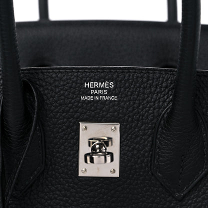 Hermes Togo Birkin 25 Black 6 of 10