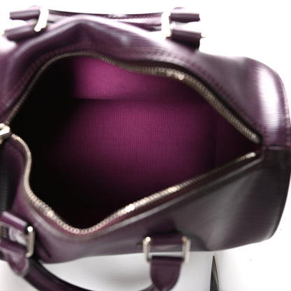 Louis Vuitton Epi Speedy 25 Cassis Purple 8 of 10
