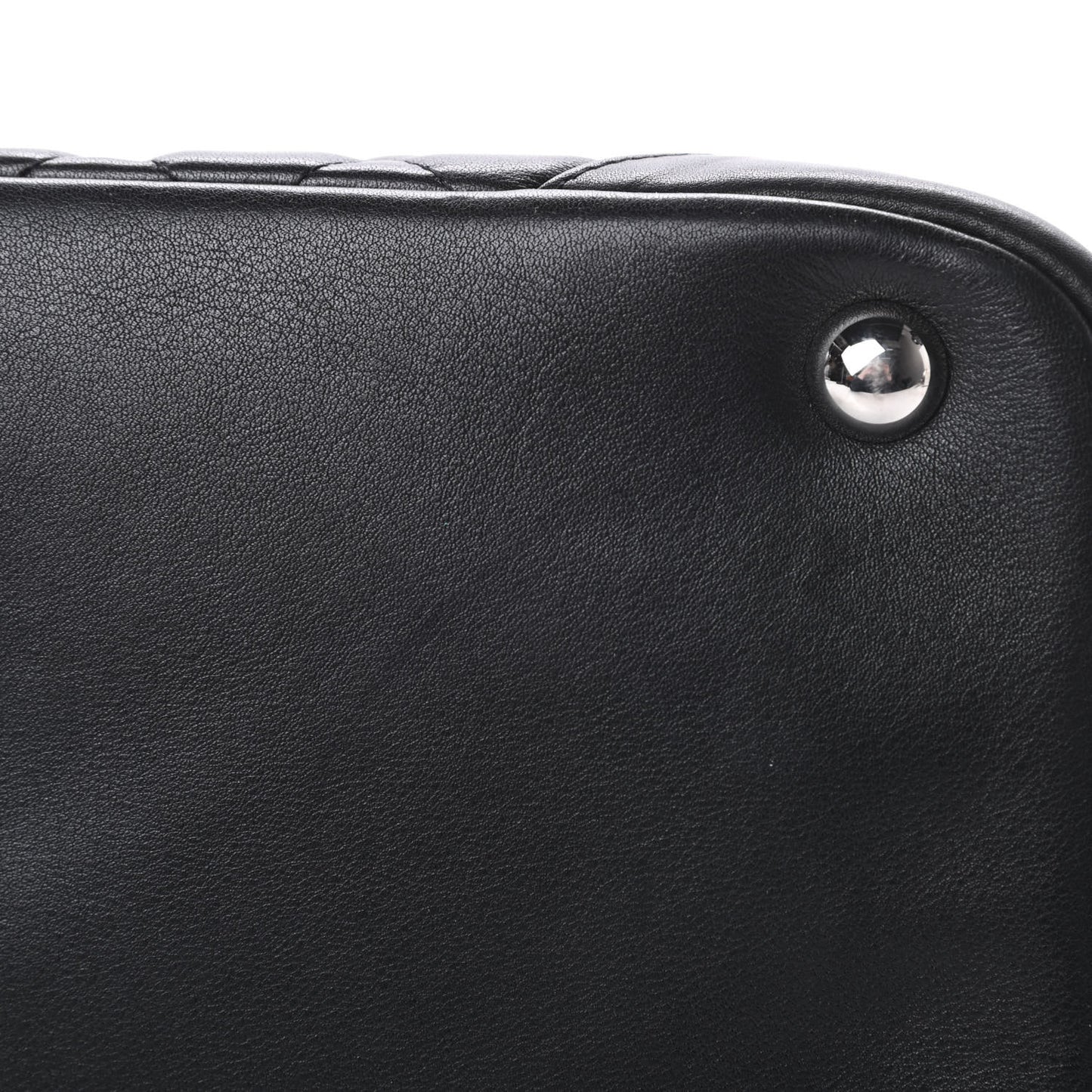 Calfskin Quilted Large Cambon Tote Black