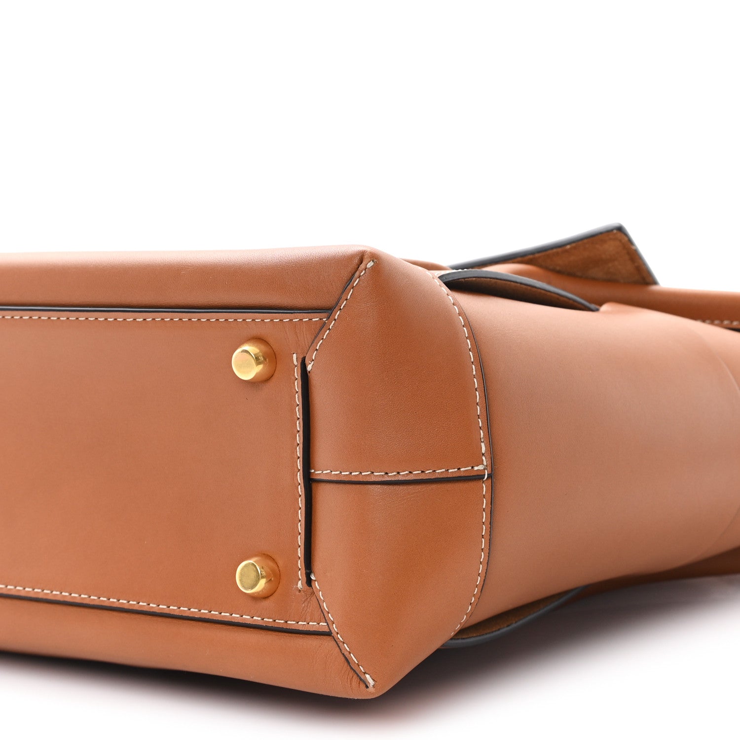 Bottega Veneta French Calfskin Maxi Intrecciato Medium Arco Wood 9 of 9
