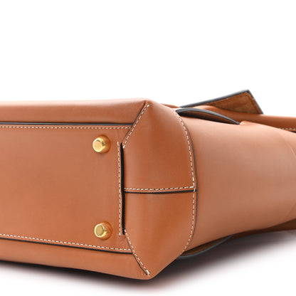Bottega Veneta French Calfskin Maxi Intrecciato Medium Arco Wood 9 of 9