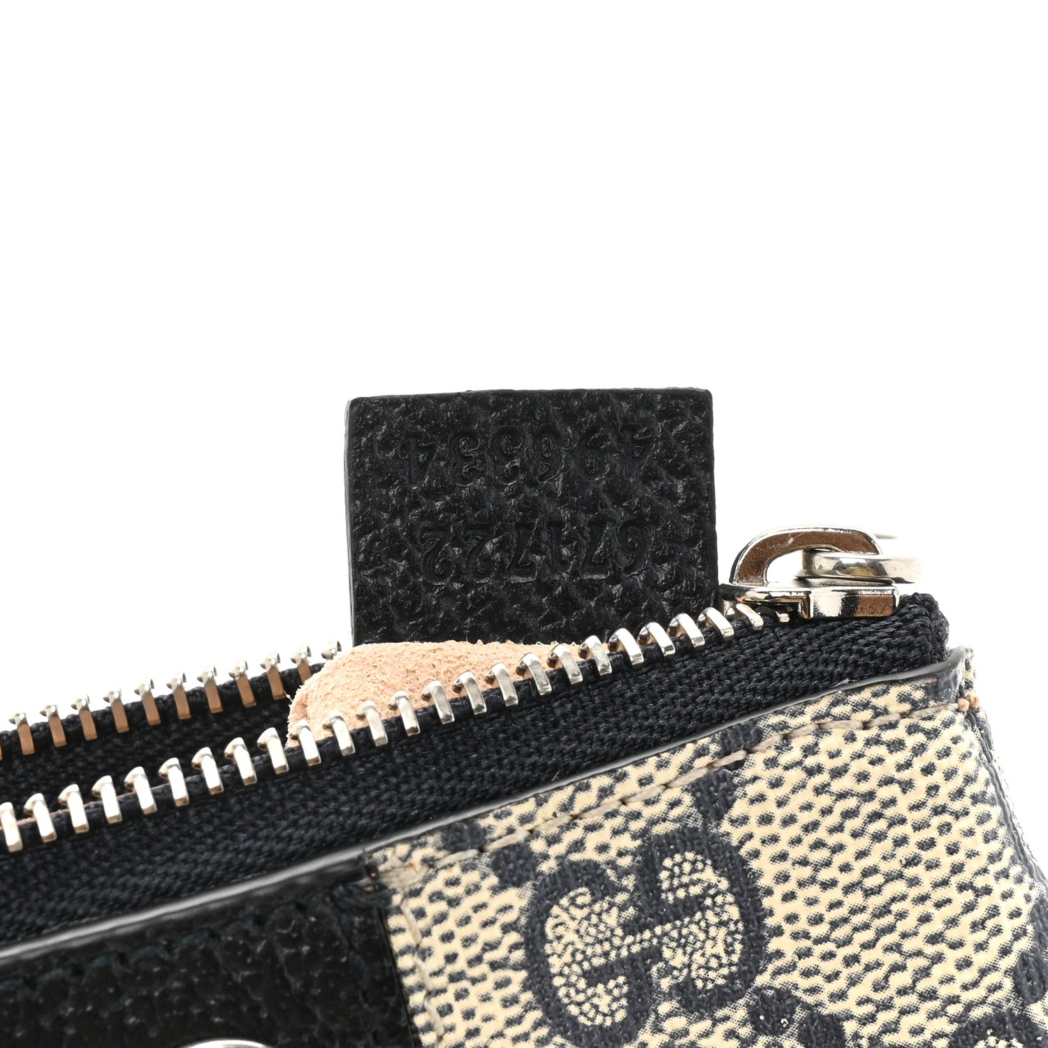 Gucci GG Supreme Monogram Web Ophidia Key Case Beige Blue 7 of 12