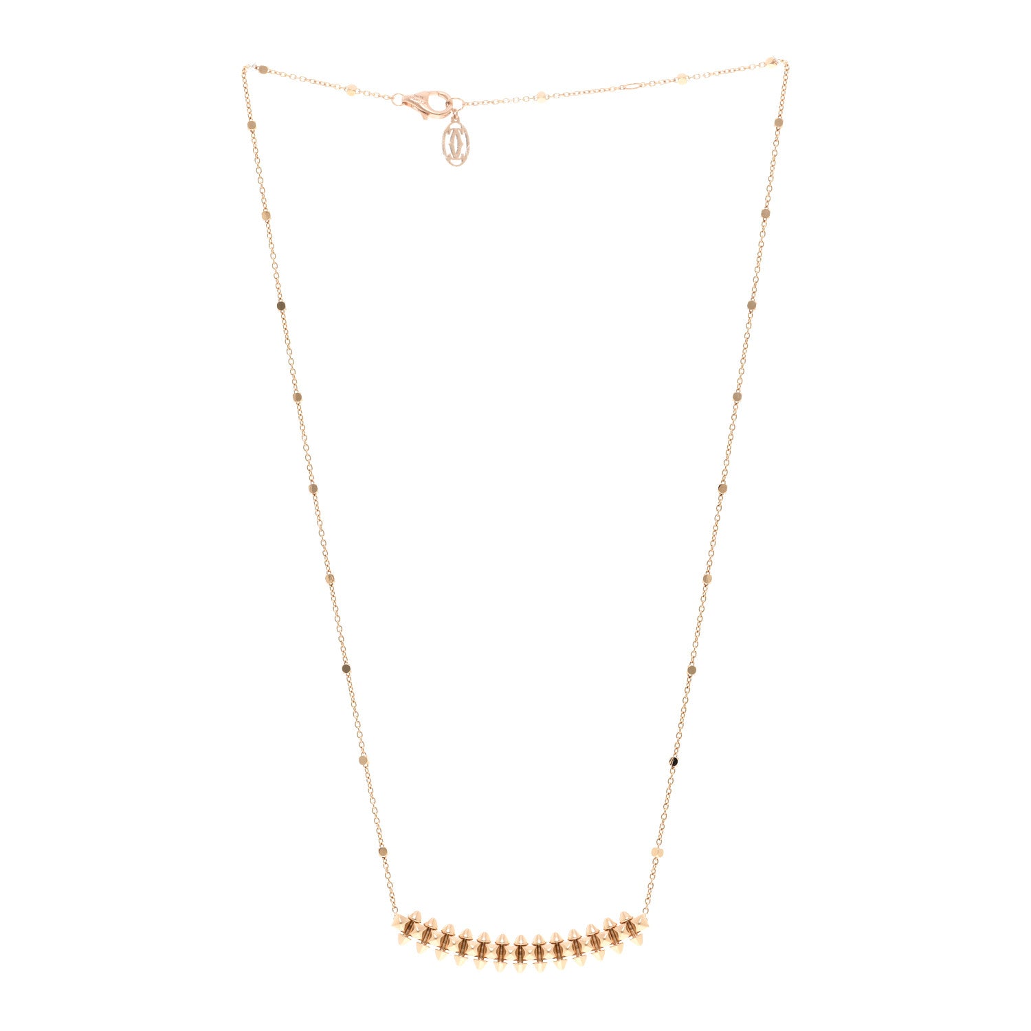 Cartier 18K Pink Gold Small Clash de Cartier Necklace 3 of 5
