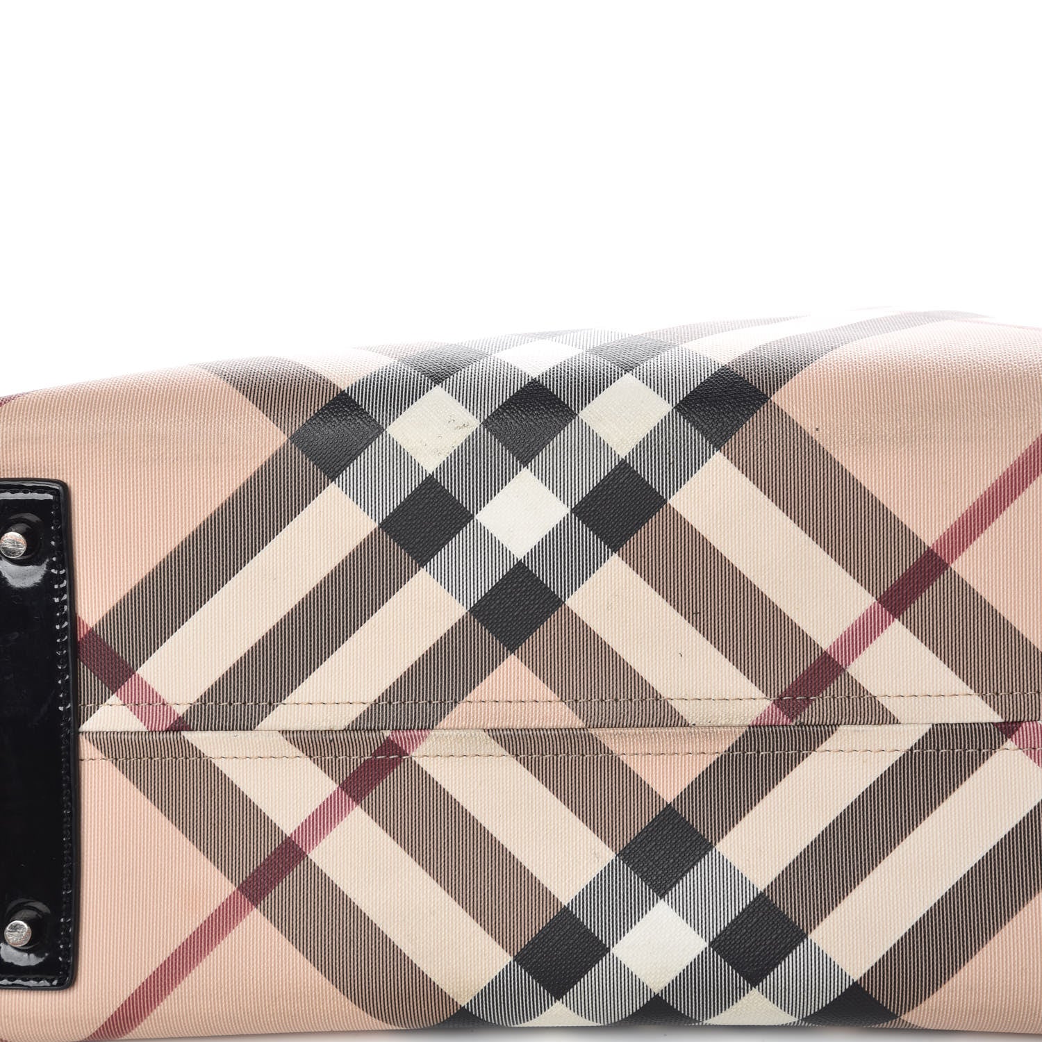 Burberry Nova Check Large Nickie Tote Black 14 of 19