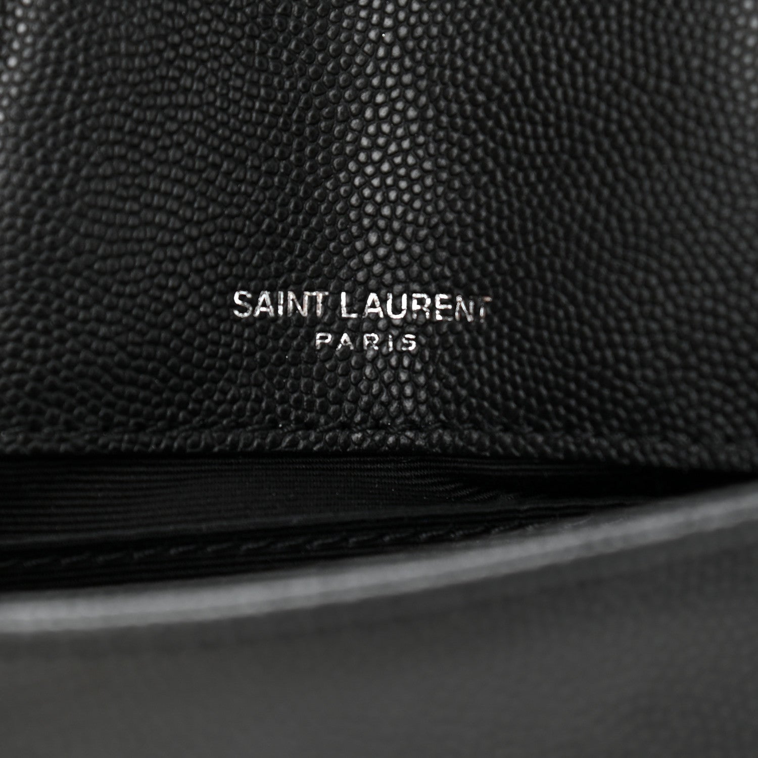 Saint Laurent Grain De Poudre Monogram Toy West Hollywood Fold-Over Bag Black 7 of 13