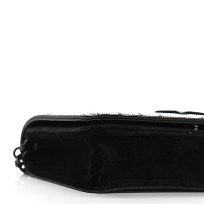 Stella McCartney Velvet Crystal Star Crossbody Bag Black 8 of 9