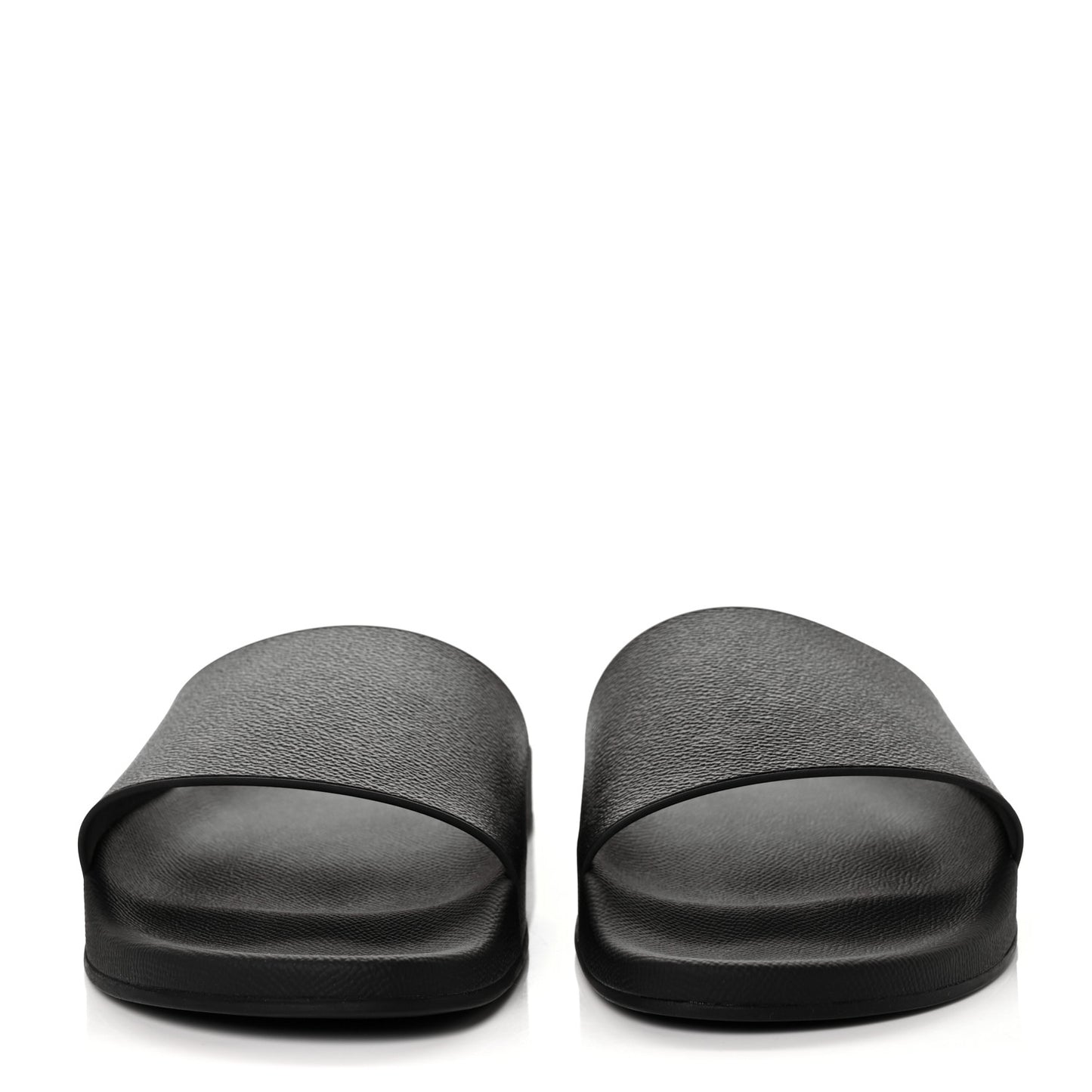 Rubber Monogram Eclipse Mens Waterfront Mules 11 Black
