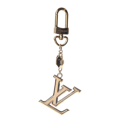Louis Vuitton LV Facettes Bag Charm Key Holder Gold 1 of 4