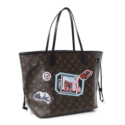 Louis Vuitton Monogram World Tour Neverfull MM 3 of 13