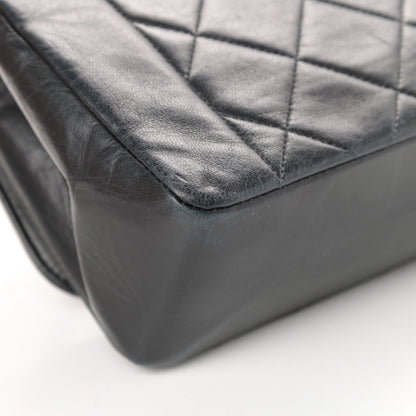 Chanel Lambskin Quilted Medium Single Flap Black 13 of 20