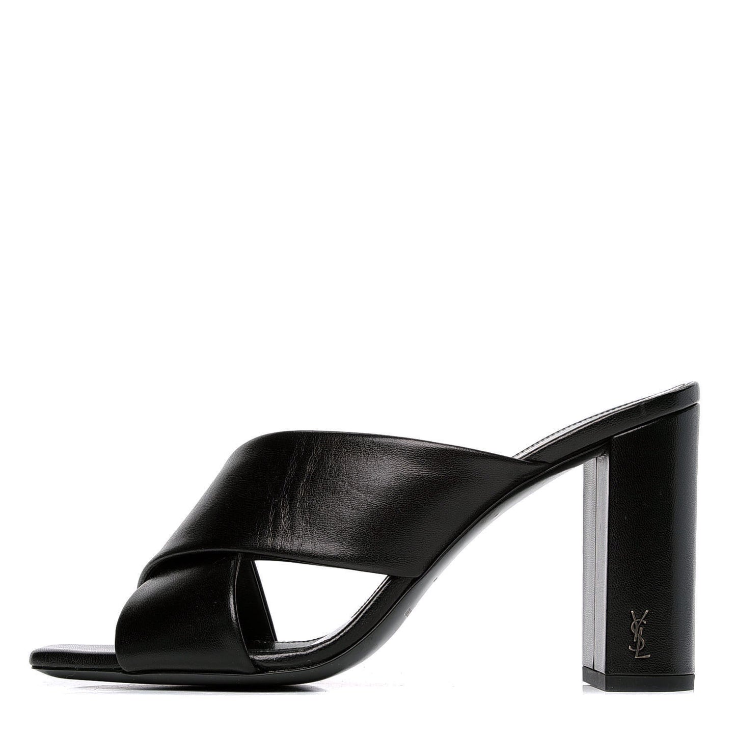 Calfskin LouLou Mules 39 Black