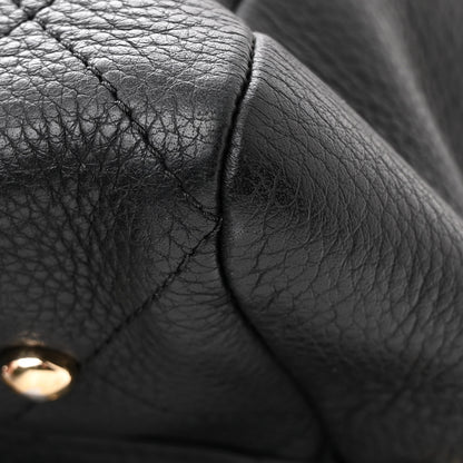 Chanel Bullskin Stitched Large Shopping Bag Black 11 of 17