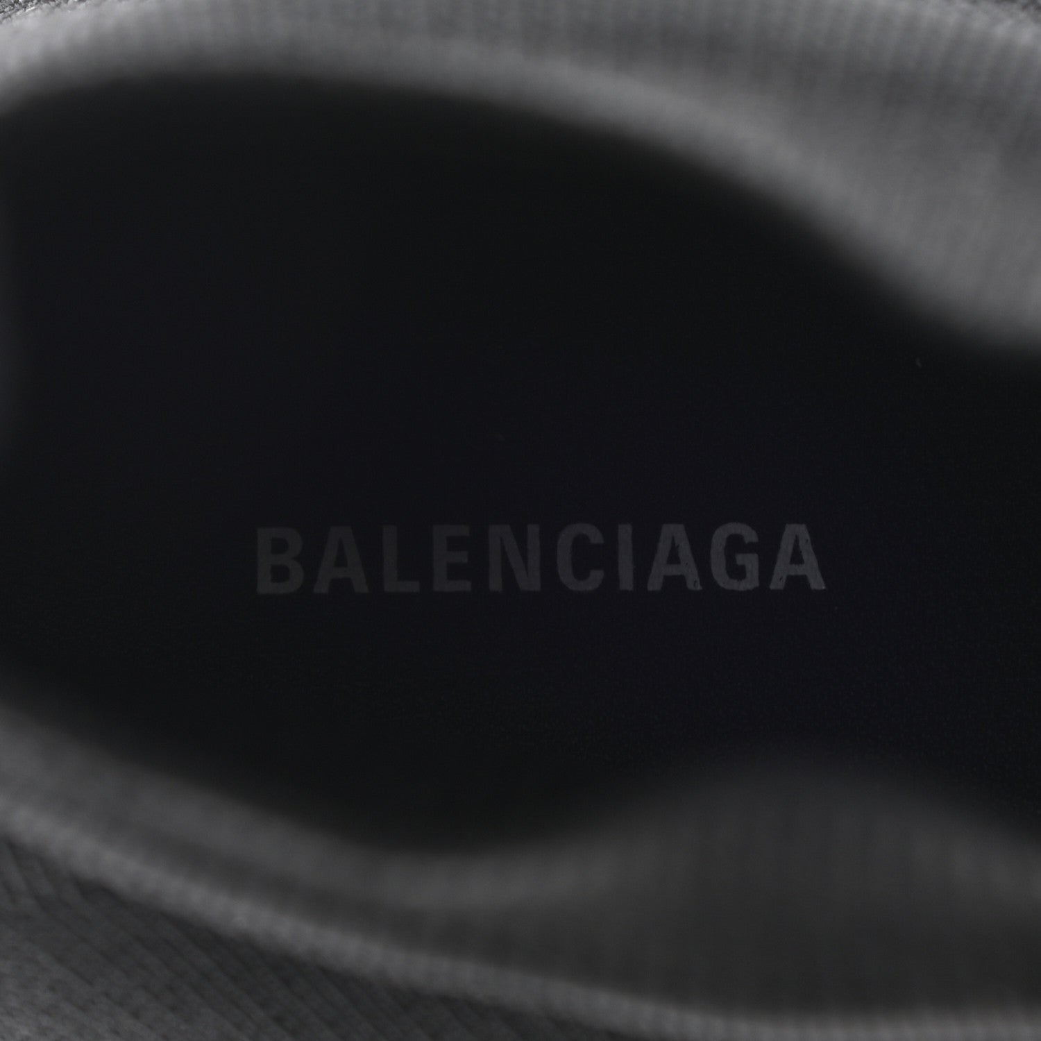 Balenciaga Neoprene Knit Womens Speed Sneakers 41 Black White 7 of 8