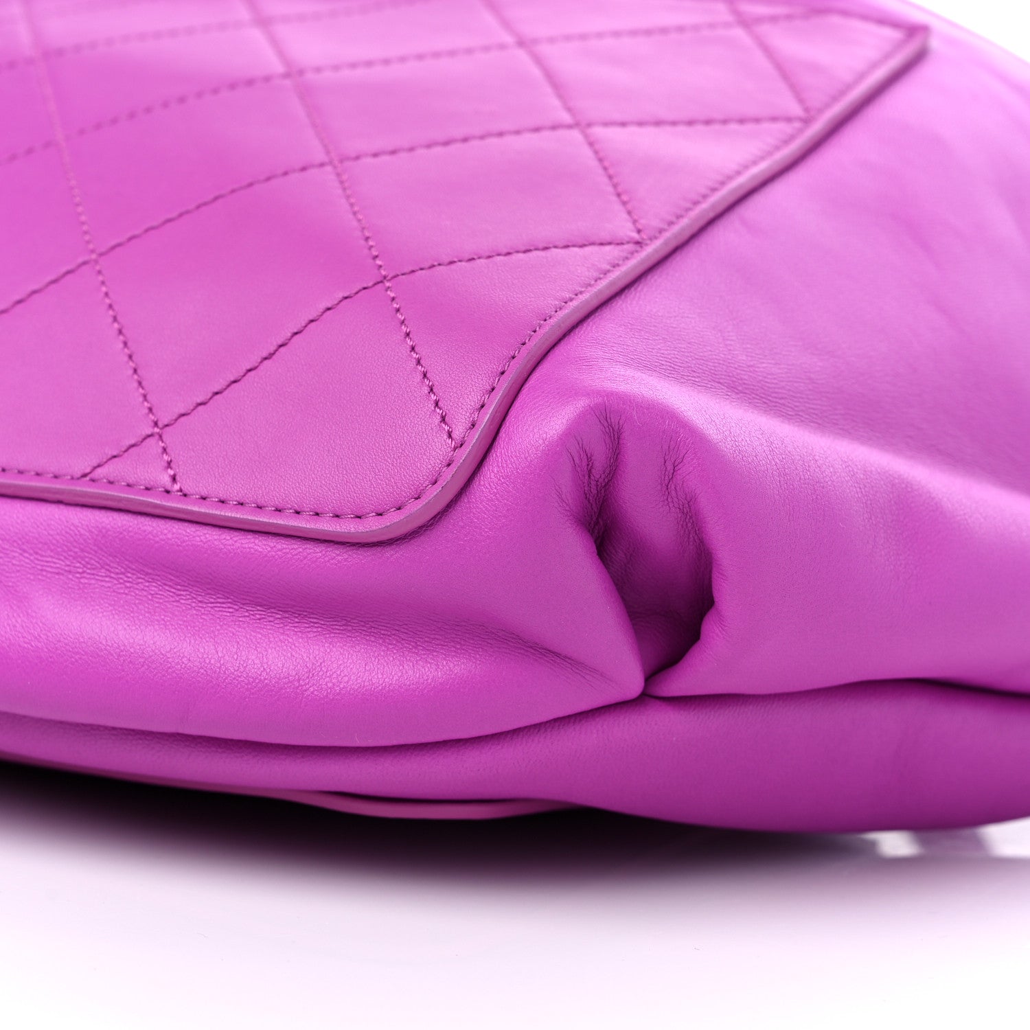 Chanel X PHARRELL WILLIAMS Lambskin Oversized Waist Belt Bag Fuchsia 8 of 8