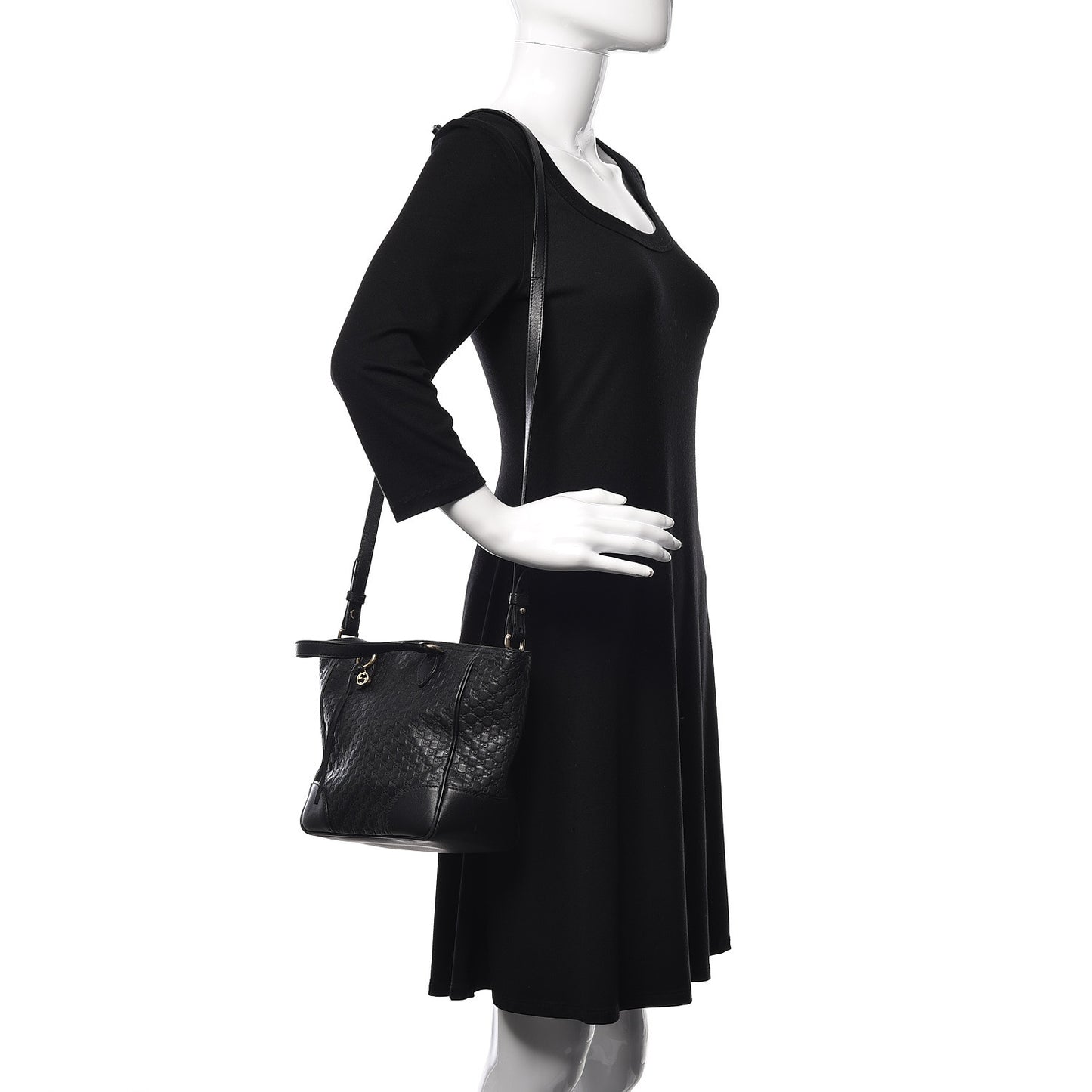 Microguccissima Small Bree Tote Black