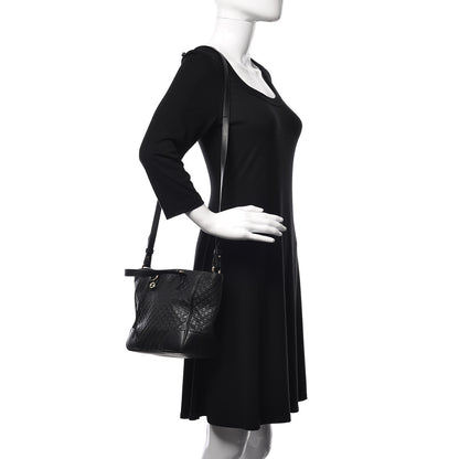 Gucci Microguccissima Small Bree Tote Black 3 of 10
