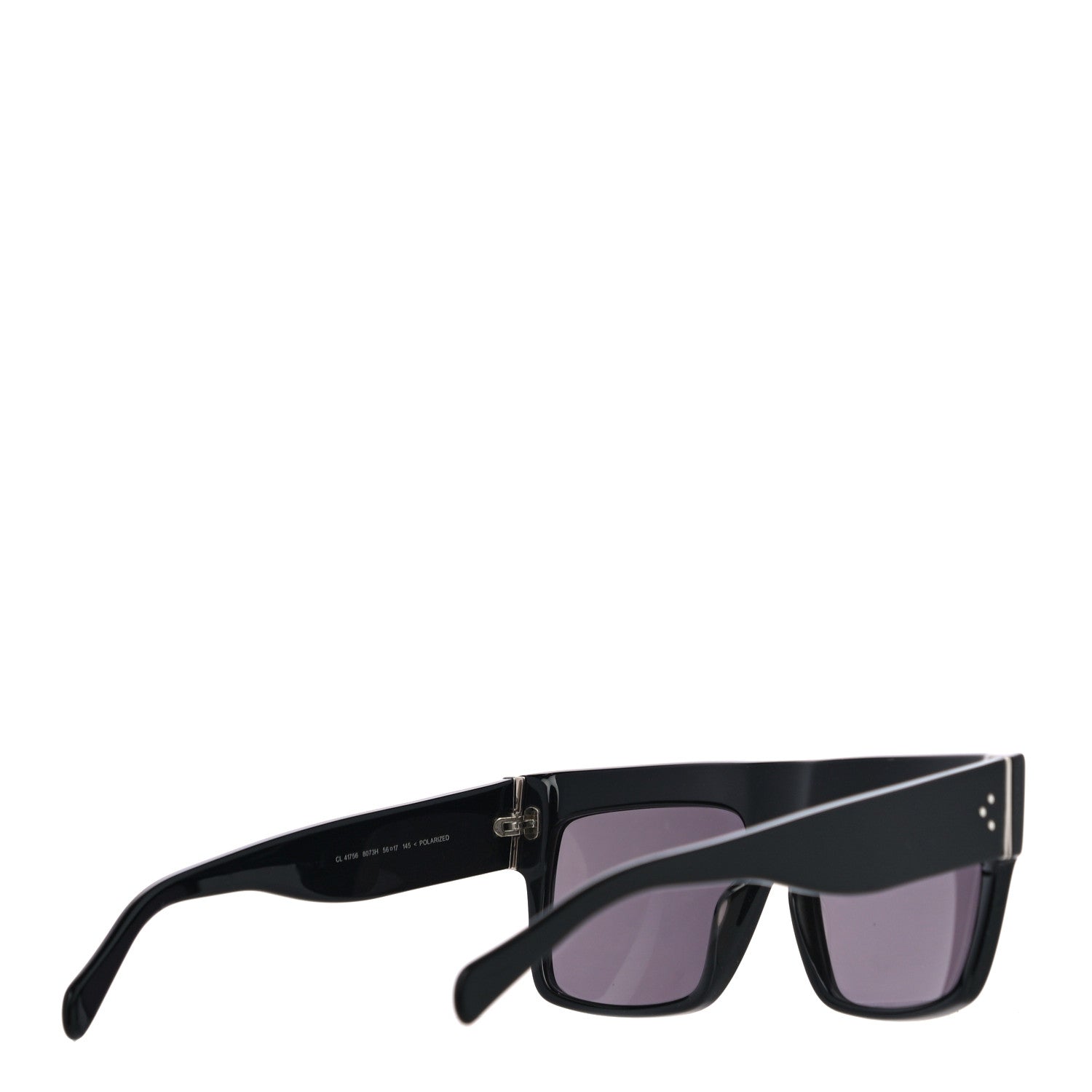 Celine Polarized ZZ Top Sunglasses CL 41756 Black 3 of 7