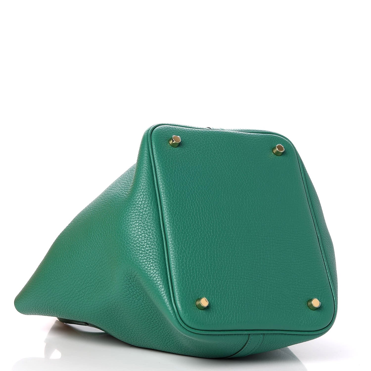 Hermes Taurillon Clemence Picotin Lock 22 MM Vert Vertigo 4 of 6