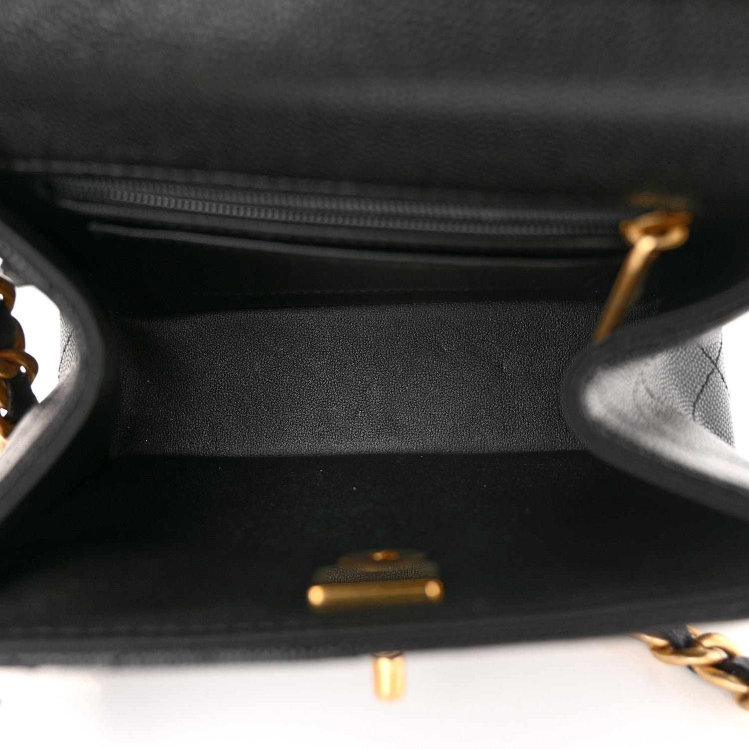 Chanel Caviar Quilted 31 Rue Cambon Mini Top Handle Flap Black 5 of 11