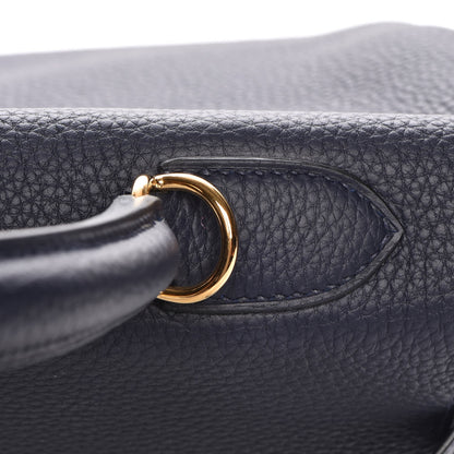Hermes Togo Kelly Retourne 35 Bleu Nuit 15 of 34
