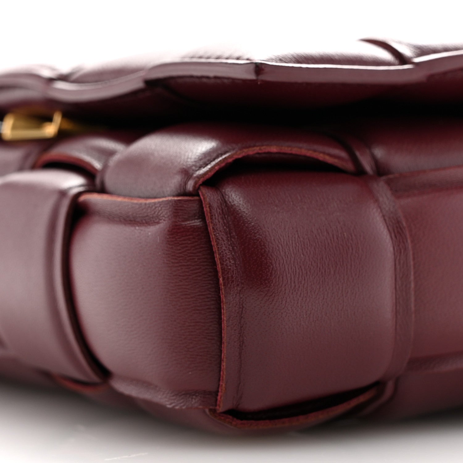 Bottega Veneta Nappa Maxi Intreccio Small Padded Cassette Crossbody Bag Barolo 10 of 10